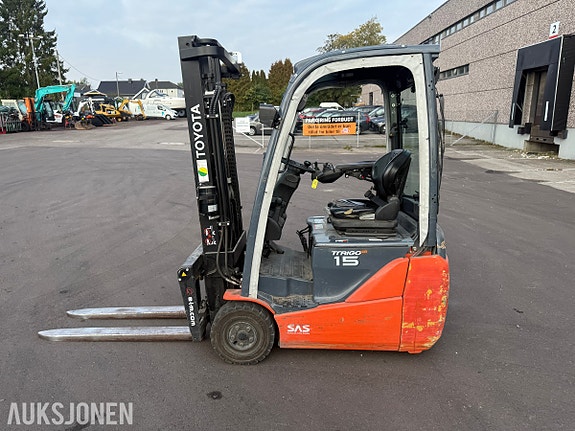 Toyota 8FBET15 motvektstruck 1500KG LAVT TIMETALL 6 of 30