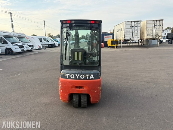 Toyota 8FBET15 motvektstruck 1500KG LAVT TIMETALL 4 of 30