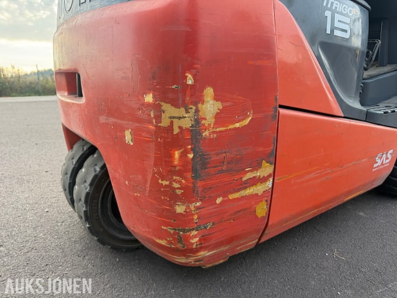 Toyota 8FBET15 motvektstruck 1500KG LAVT TIMETALL 25 of 30