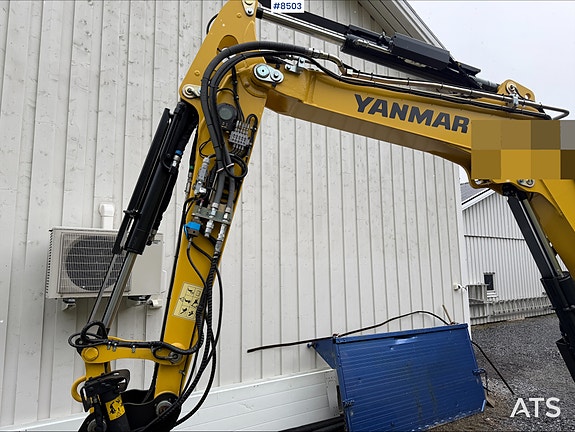 Yanmar SV60-B Gravemaskin m/Engcon Rotortilt og 2 skuffer - kun 300 timer 12 of 30