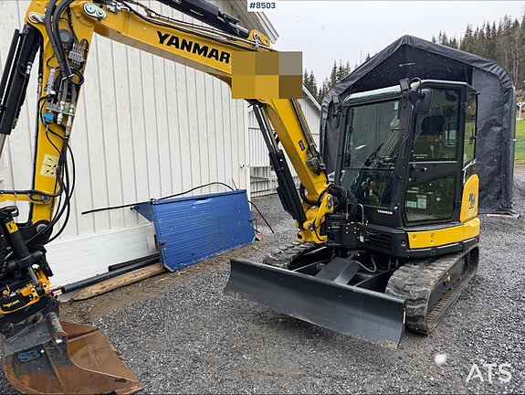 Yanmar SV60-B Gravemaskin m/Engcon Rotortilt og 2 skuffer - kun 300 timer 2 of 30