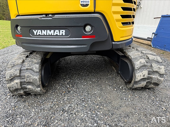 Yanmar SV60-B Gravemaskin m/Engcon Rotortilt og 2 skuffer - kun 300 timer 11 of 30