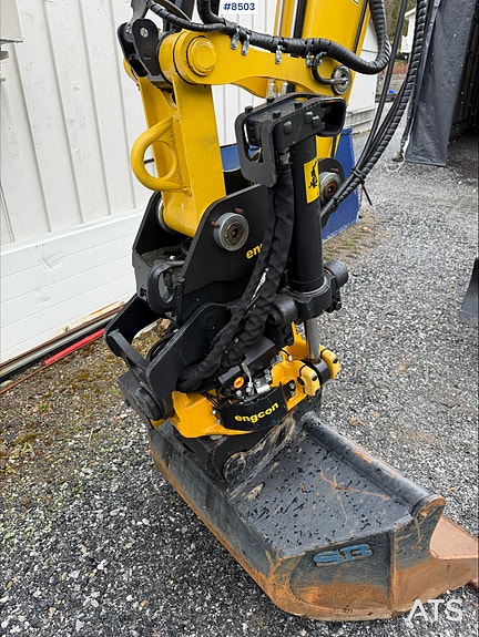 Yanmar SV60-B Gravemaskin m/Engcon Rotortilt og 2 skuffer - kun 300 timer 17 of 30