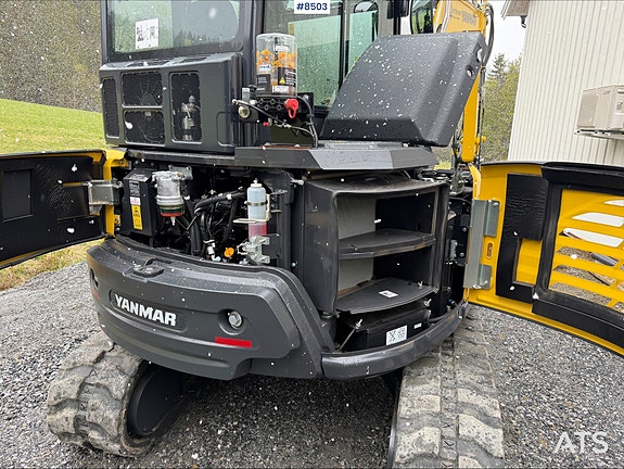Yanmar SV60-B Gravemaskin m/Engcon Rotortilt og 2 skuffer - kun 300 timer 9 of 30