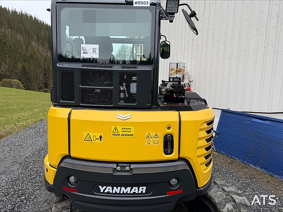 Yanmar SV60-B Gravemaskin m/Engcon Rotortilt og 2 skuffer - kun 300 timer 10 of 30