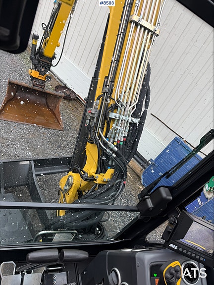 Yanmar SV60-B Gravemaskin m/Engcon Rotortilt og 2 skuffer - kun 300 timer 13 of 30