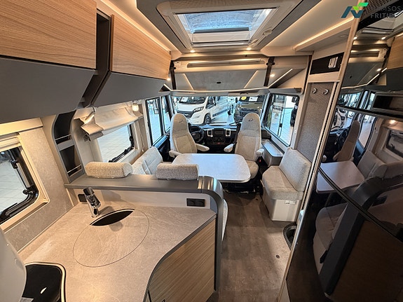 Dethleffs Pulse I 7051 | ALDE | Queenbed | Automat | Høy nyttelast | Senkeseng 18 of 24