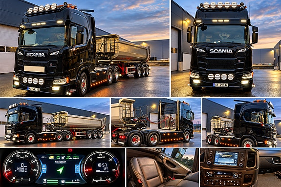 Scania R650 6x4 m/2017 Carnehl tippsemi 24 of 26