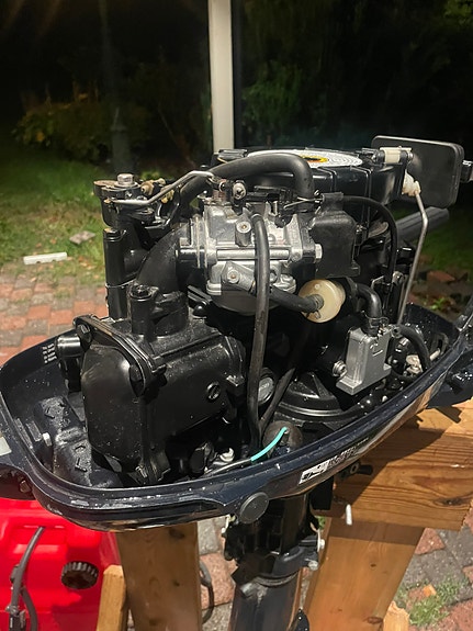Lite brukt Evinrude påhengsmotor 6hk 8 of 9