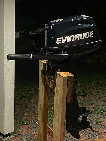 Lite brukt Evinrude påhengsmotor 6hk 3 of 9