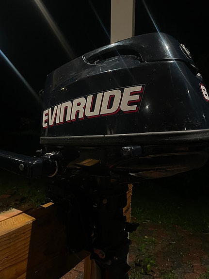 Lite brukt Evinrude påhengsmotor 6hk 2 of 9