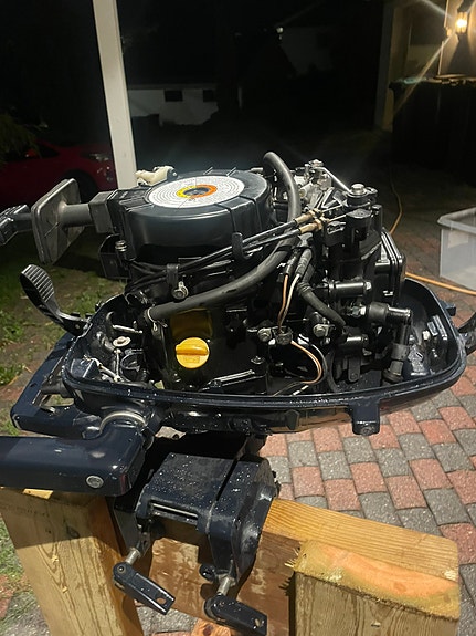 Lite brukt Evinrude påhengsmotor 6hk 7 of 9