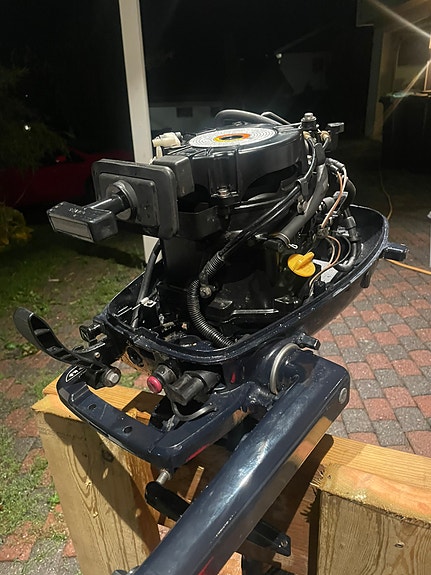Lite brukt Evinrude påhengsmotor 6hk 5 of 9