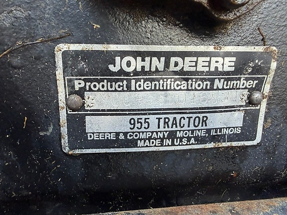 John Deere 955 mva/fri 8 of 8