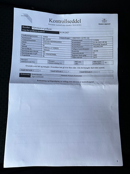 Toyota Corolla Verso 9 of 14