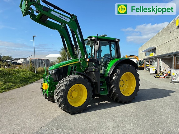 John Deere 6120M kun 250 timer, front hyd., front pto, Ålø Laster 8 of 16