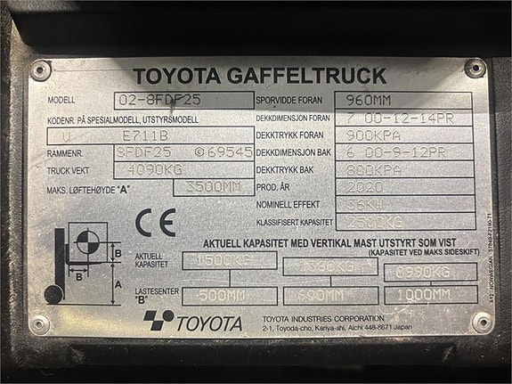 Toyota 02-8FDF25 4 of 4