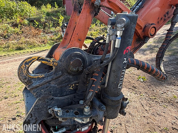Hitachi 2021 Hitachi ZX85US-6 beltegraver - 4 116 timer - Rototilt R3 tiltrotator - Novatron Xsite PRO maski 22 of 30