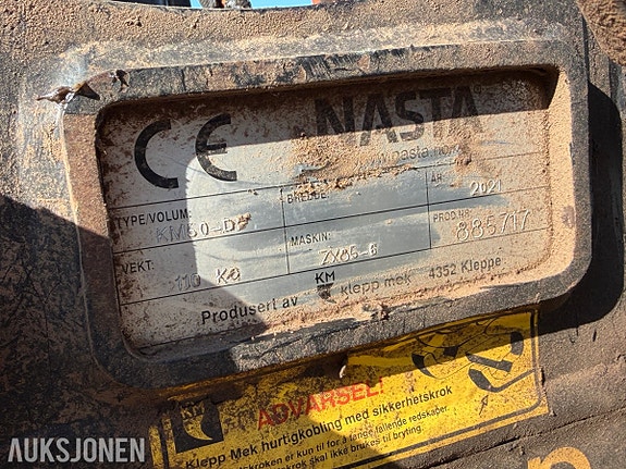 Hitachi 2021 Hitachi ZX85US-6 beltegraver - 4 116 timer - Rototilt R3 tiltrotator - Novatron Xsite PRO maski 15 of 30