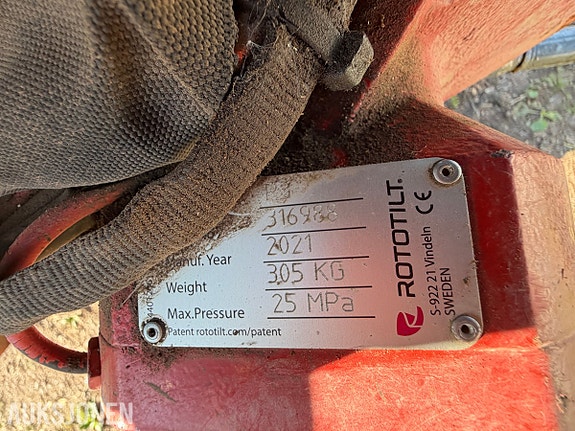 Hitachi 2021 Hitachi ZX85US-6 beltegraver - 4 116 timer - Rototilt R3 tiltrotator - Novatron Xsite PRO maski 14 of 30