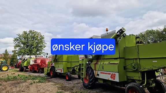 CLAAS ØNSKER Å KJØPE TRESKER Claas John Deere 2 of 4