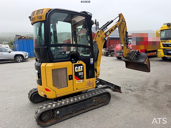 Cat 302CR minigraver m/ 3 skuffer 2 of 30