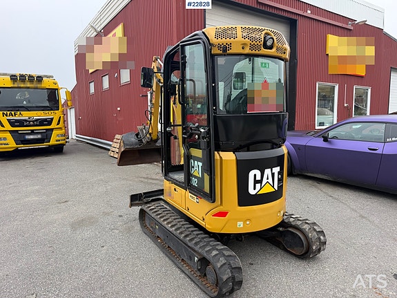 Cat 302CR minigraver m/ 3 skuffer 5 of 30