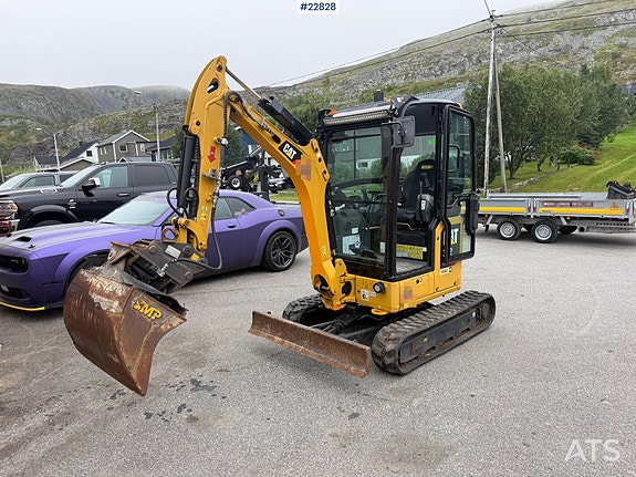 Cat 302CR minigraver m/ 3 skuffer 7 of 30