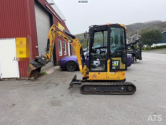 Cat 302CR minigraver m/ 3 skuffer 6 of 30