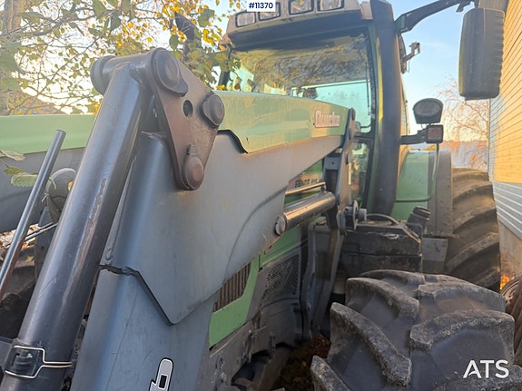 2012 Fendt 415 Vario 4x4 traktor m/frontlaster-To sett dekk 7 of 25