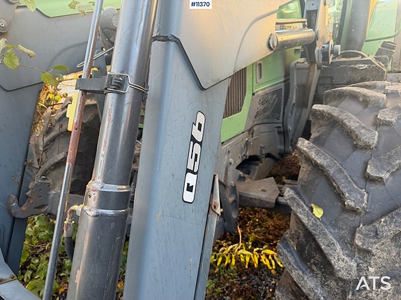 2012 Fendt 415 Vario 4x4 traktor m/frontlaster-To sett dekk 8 of 25