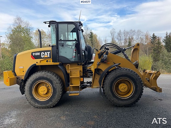 2018 Caterpillar 918M hjullaster m/ skuffe, to sett dekk. SE VIDEO 6 of 30
