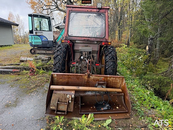 1981 Shibaura SE4040 IHI traktor med frontlaster og 3 skuffer 5 of 30
