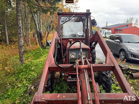 1981 Shibaura SE4040 IHI traktor med frontlaster og 3 skuffer 11 of 30