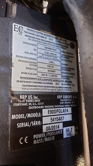 2014 Evinrude 90-E-TEC selges 3 of 19