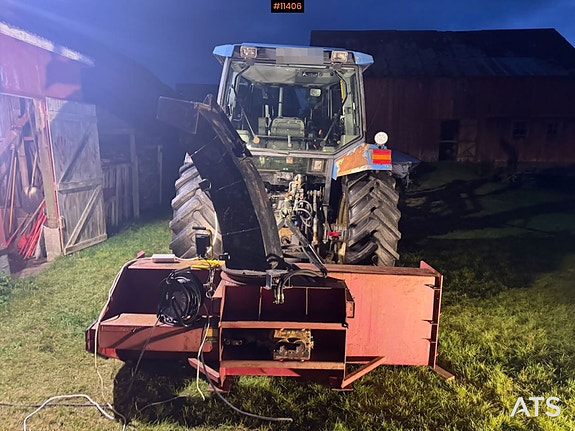 1996 Ford 7740 SL 4x4 traktor m/ frontlaster, skuffe og snøfres. SE VIDEO 6 of 30