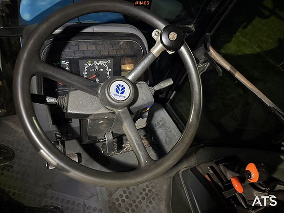 1996 Ford 7740 SL 4x4 traktor m/ frontlaster, skuffe og snøfres. SE VIDEO 24 of 30