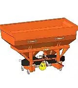 Kunstgjødselspreder SSFB-1000DD m/2 spredeplater 2 of 2