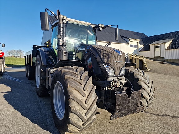 Fendt 722 med Foss Eik dumperhenger og to sett dekk og ny fres, til salgs – Klar for brøyting og anlegg! 19 of 29