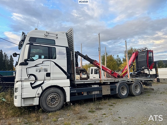 MAN TGX 26.640 Tømmerbil m/ Cranab Kran. 3 of 30