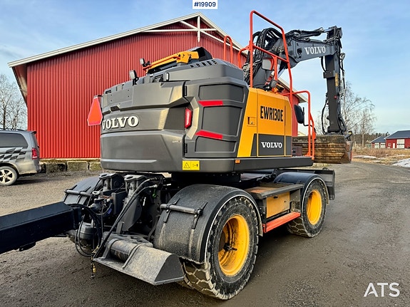 Volvo EWR130 Hjulgraver m/ Rototilt og 2 skuffer. 900 Timer! 11 of 30