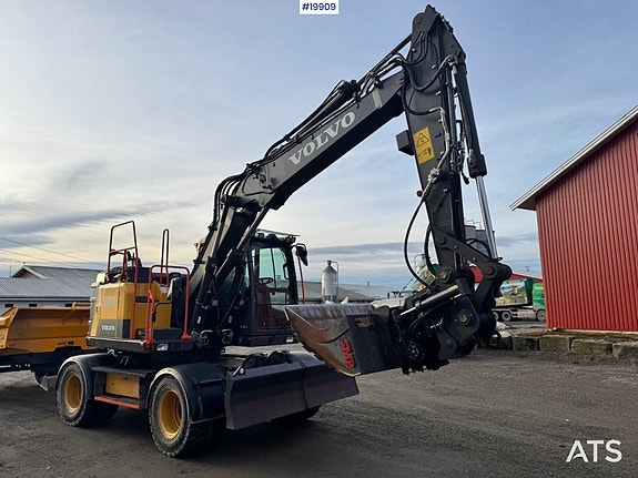 Volvo EWR130 Hjulgraver m/ Rototilt og 2 skuffer. 900 Timer! 15 of 30