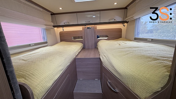 Bürstner Lyseo BT 728 Nordic Edition | Garanti | To enkle senger | Ombyggingsett for senger og sittegruppe | Aircondition, Automat | Lav KM | Skinn Interriør | Nye vinterdekk | Svært godt vedlikeholdt 26 of 30