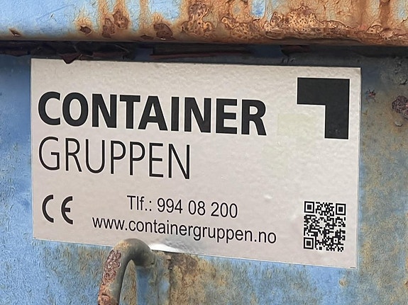 Åpen lift-containere som selges enkeltvis. Totalt 4 stk. 5 of 5