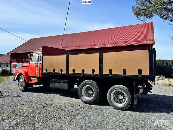 Scania LS110 Snutebil – Tippbil/kranbil – HIAB 650 kran fra 1977. 12 of 30