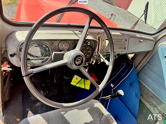 Scania LS110 Snutebil – Tippbil/kranbil – HIAB 650 kran fra 1977. 14 of 30