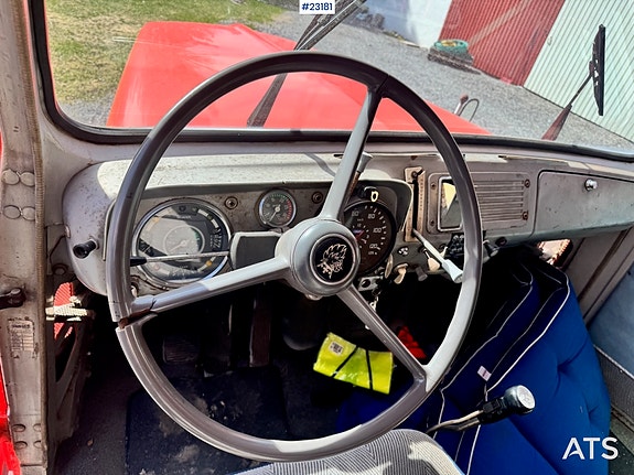 Scania LS110 Snutebil – Tippbil/kranbil – HIAB 650 kran fra 1977. 15 of 30