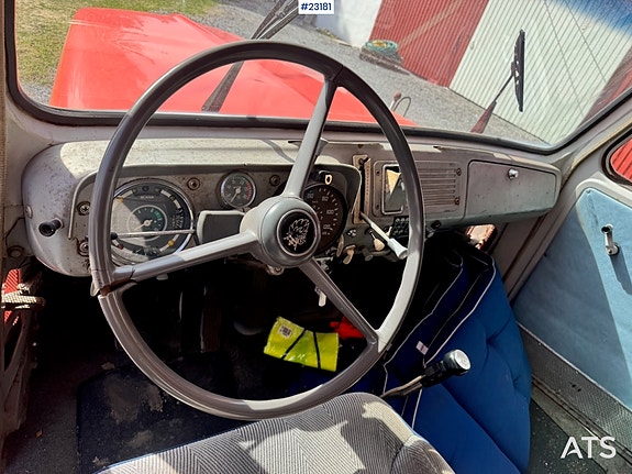 Scania LS110 Snutebil – Tippbil/kranbil – HIAB 650 kran fra 1977. 16 of 30