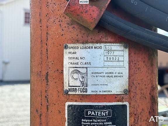 Scania LS110 Snutebil – Tippbil/kranbil – HIAB 650 kran fra 1977. 28 of 30