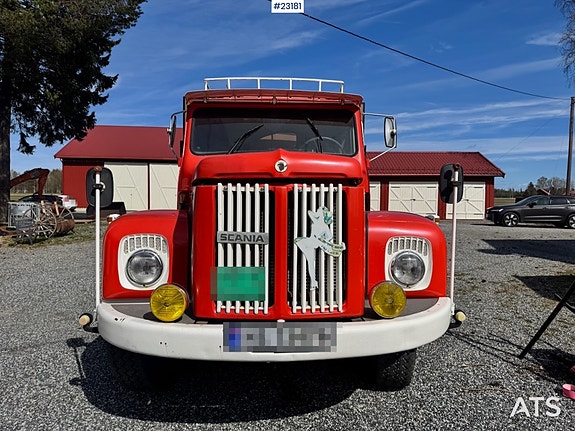 Scania LS110 Snutebil – Tippbil/kranbil – HIAB 650 kran fra 1977. 4 of 30